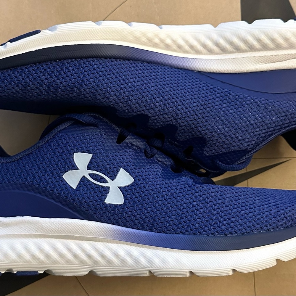 Under Armour UA Charged Impulse 3 Athletic Running Shoes Mens Sz 10.5 Royal Blue